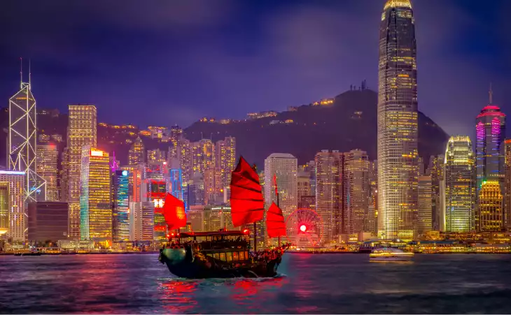 New Year's Eve on Victoria Harbour