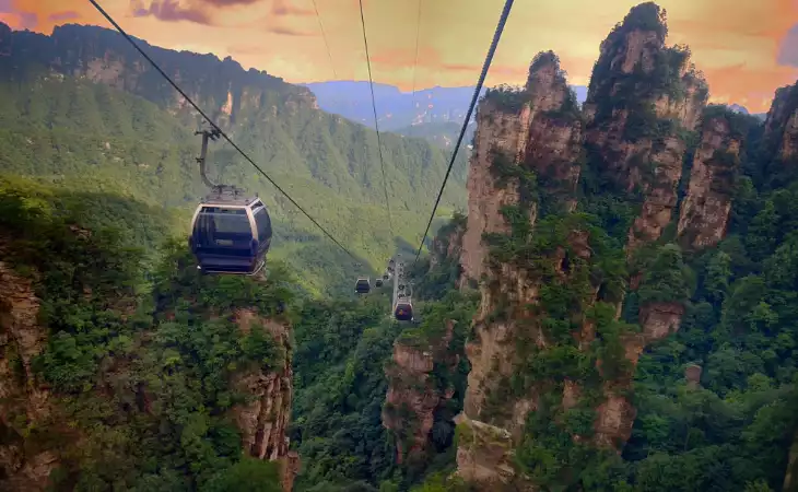 Ride China's Longest Cable Car