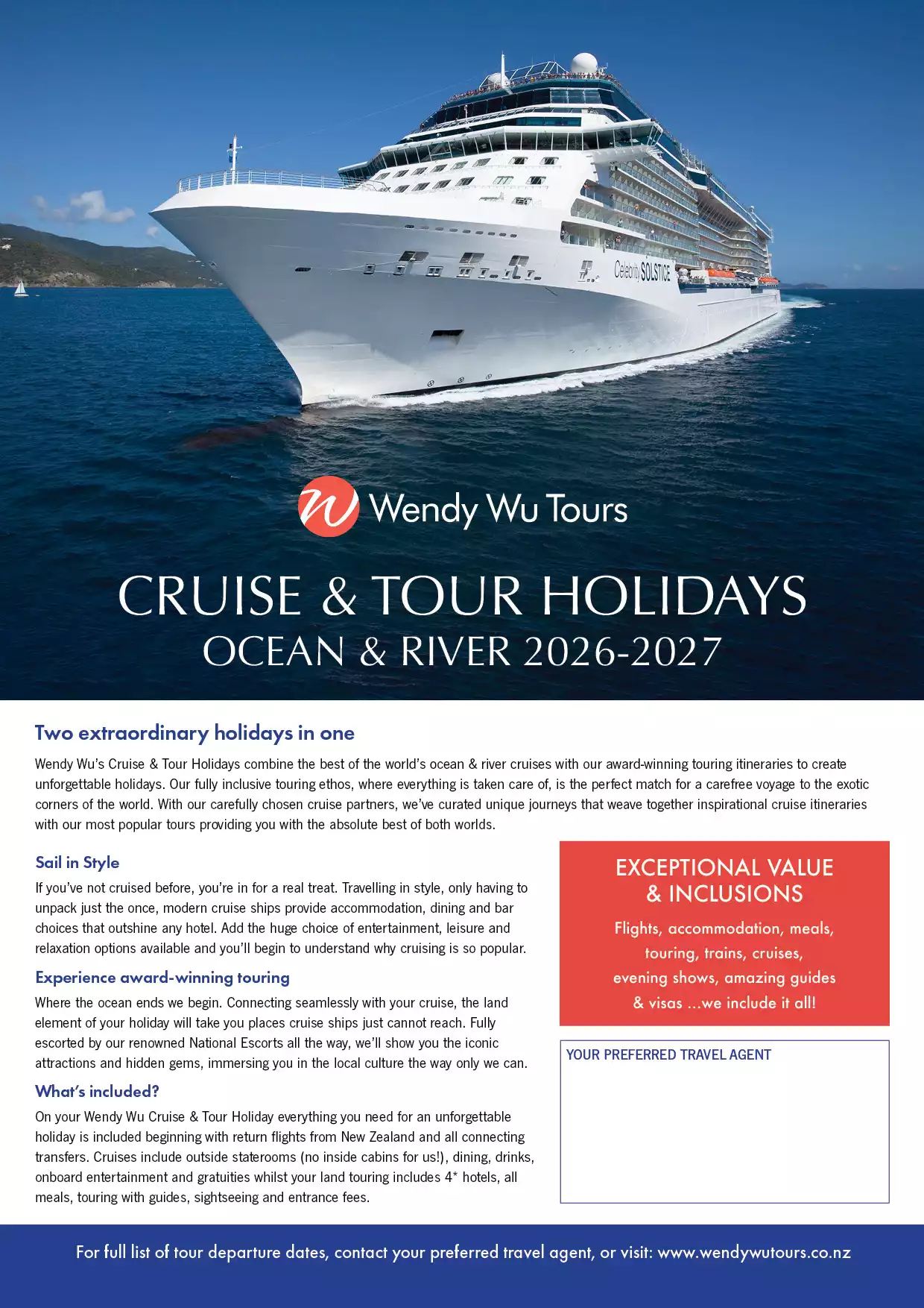 Cruise & Tour Holidays