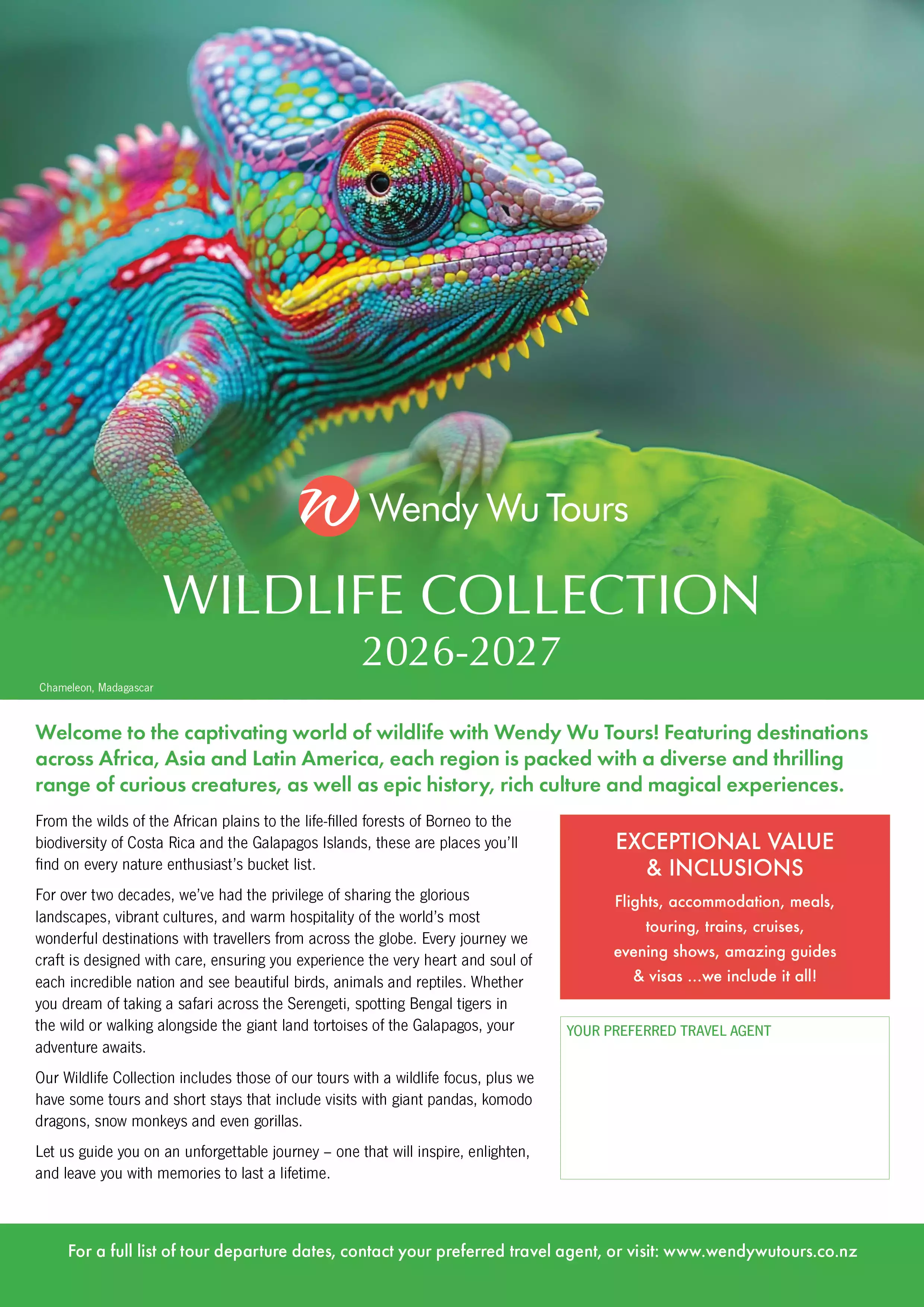 Wildlife Collection 2026-27 brochure
