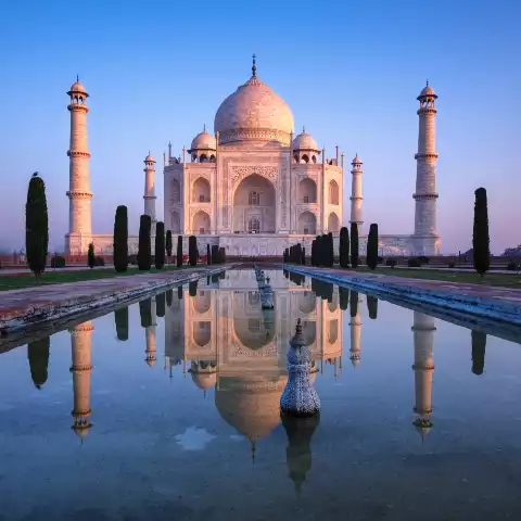Christmas morning at the Taj Mahal