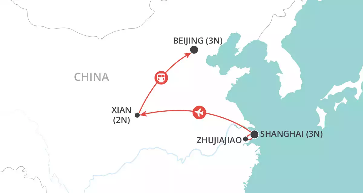 A Glimpse of China map