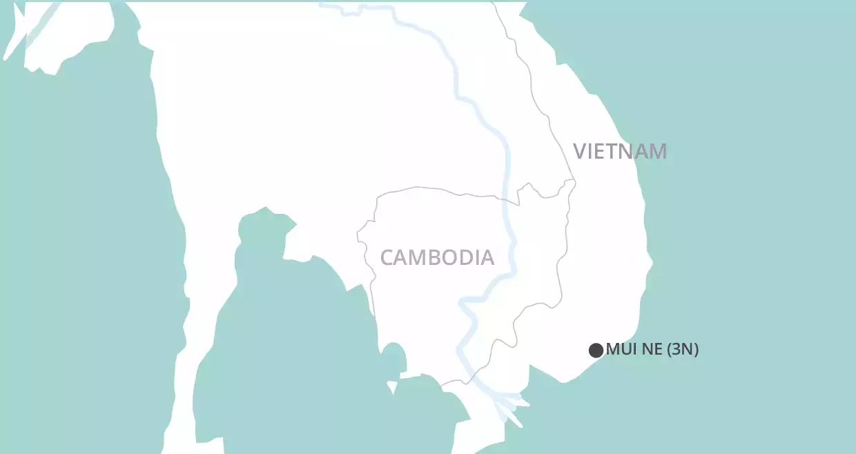 Mui Ne Beach Short Stay map