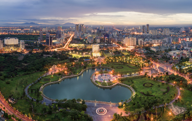 Days 1-2: Fly overnight to Hanoi