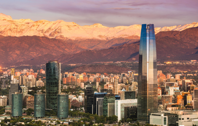 Days 1: Fly to Santiago