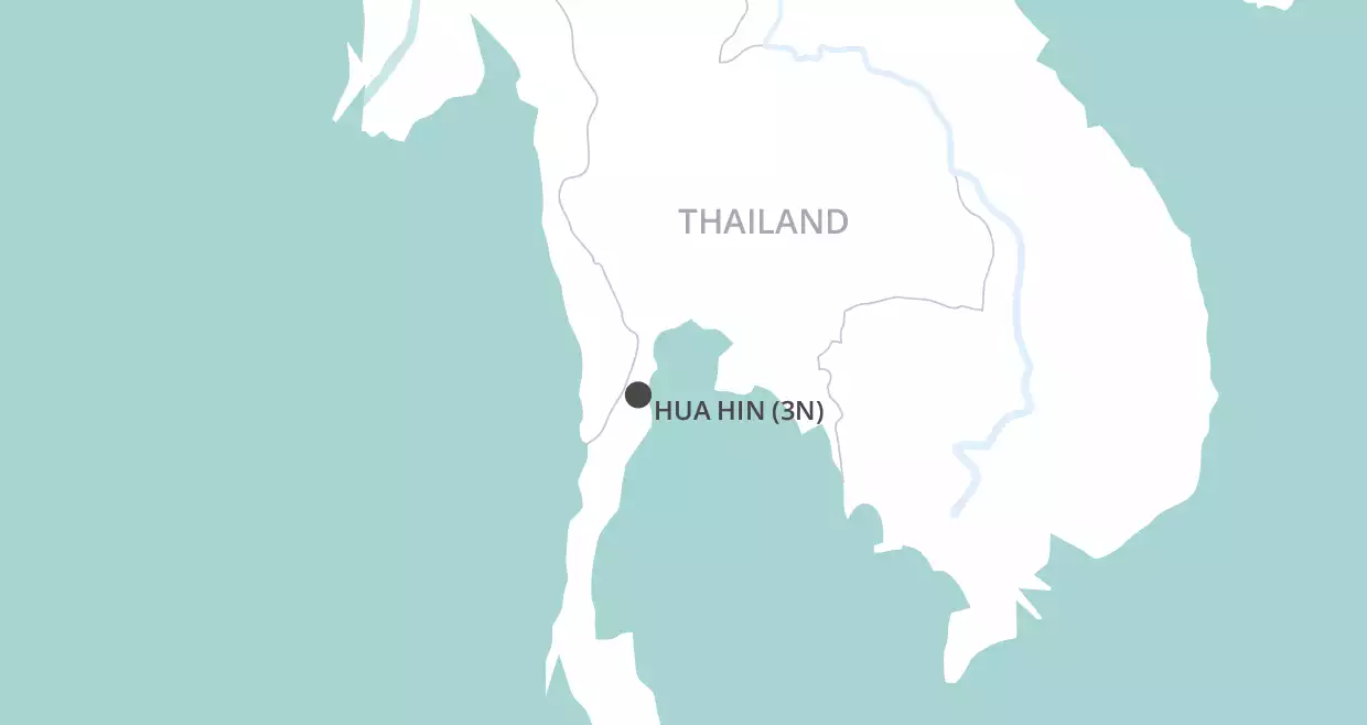 Hua Hin Beach Short Stay map