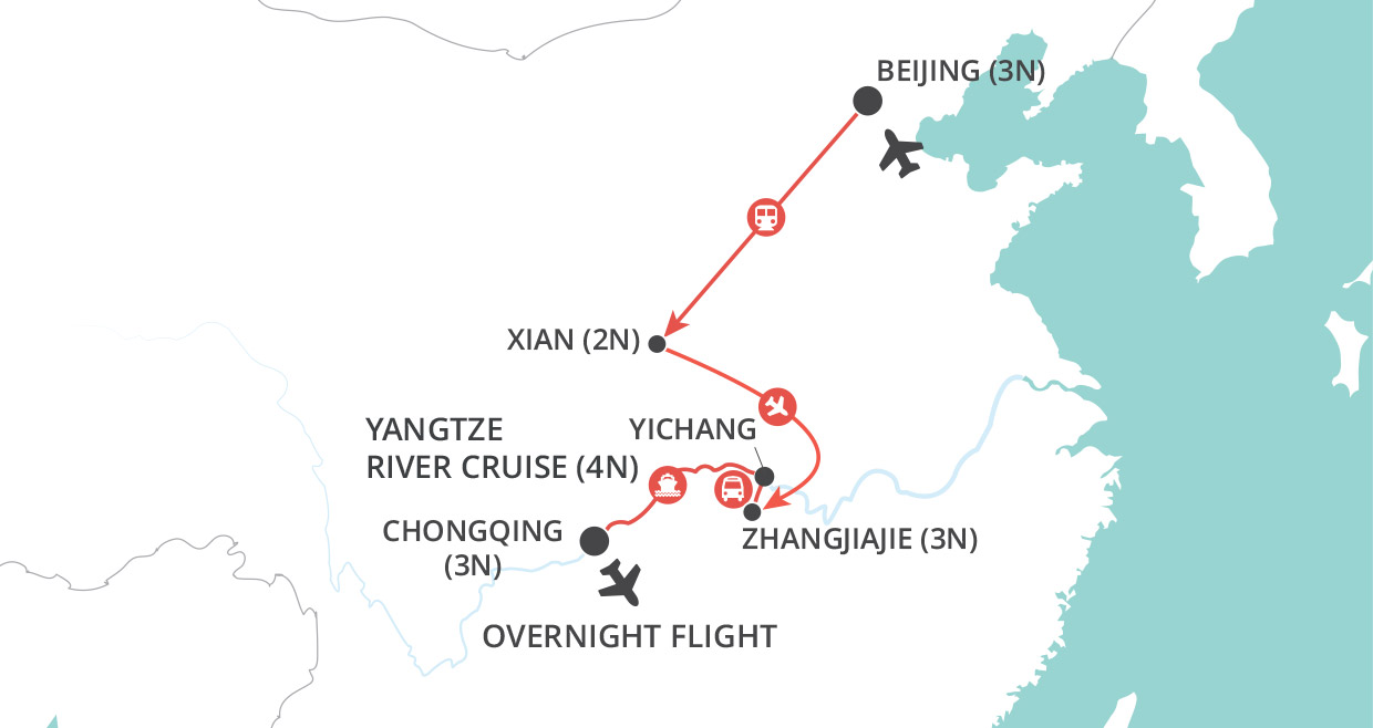 New Horizons of China map