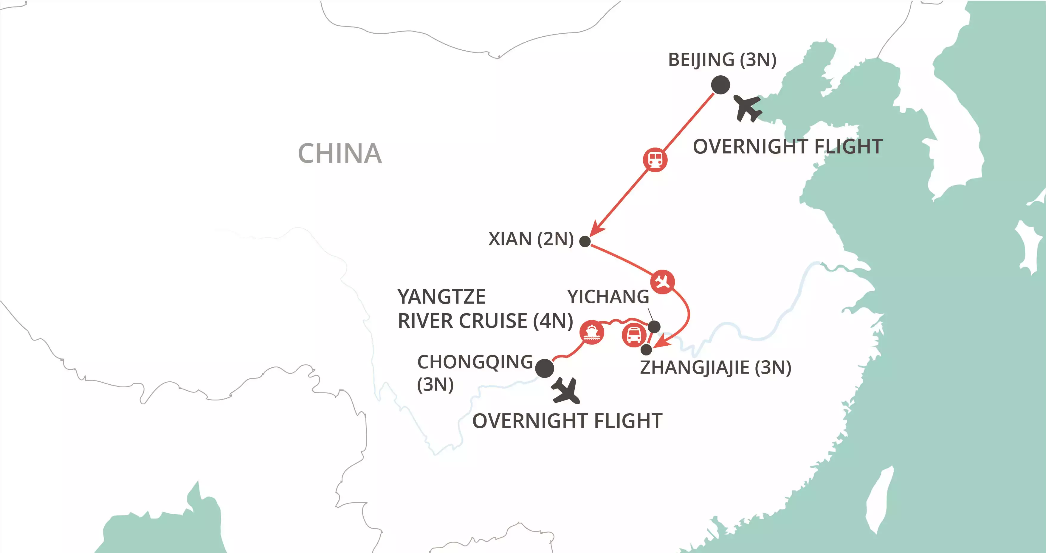 New Horizons of China map