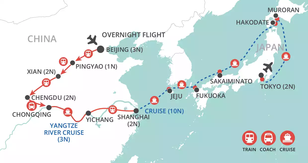 Icons of China & Japan - Sep 2027 map