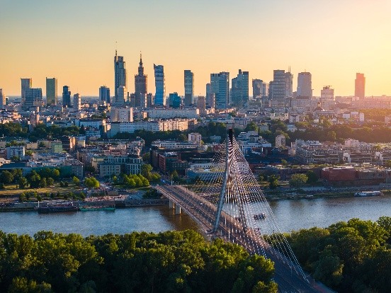 Day 1-2: Fly to Warsaw