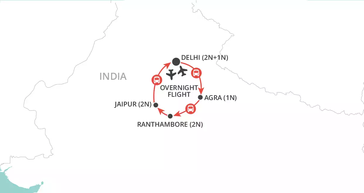 Golden Triangle map