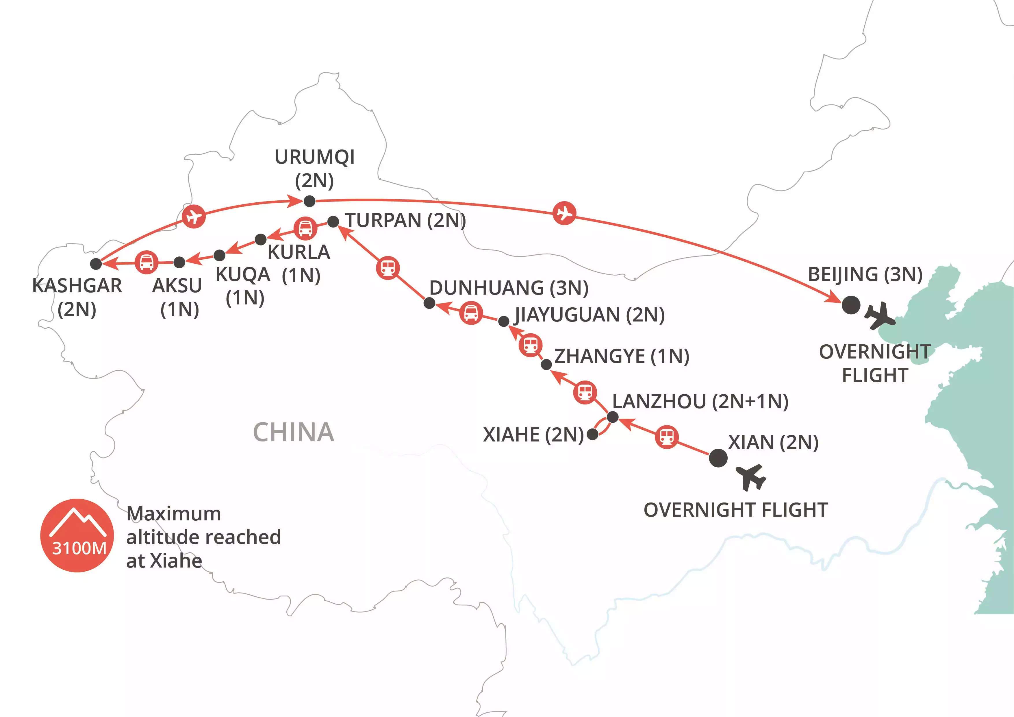 Silk Road Explorer map