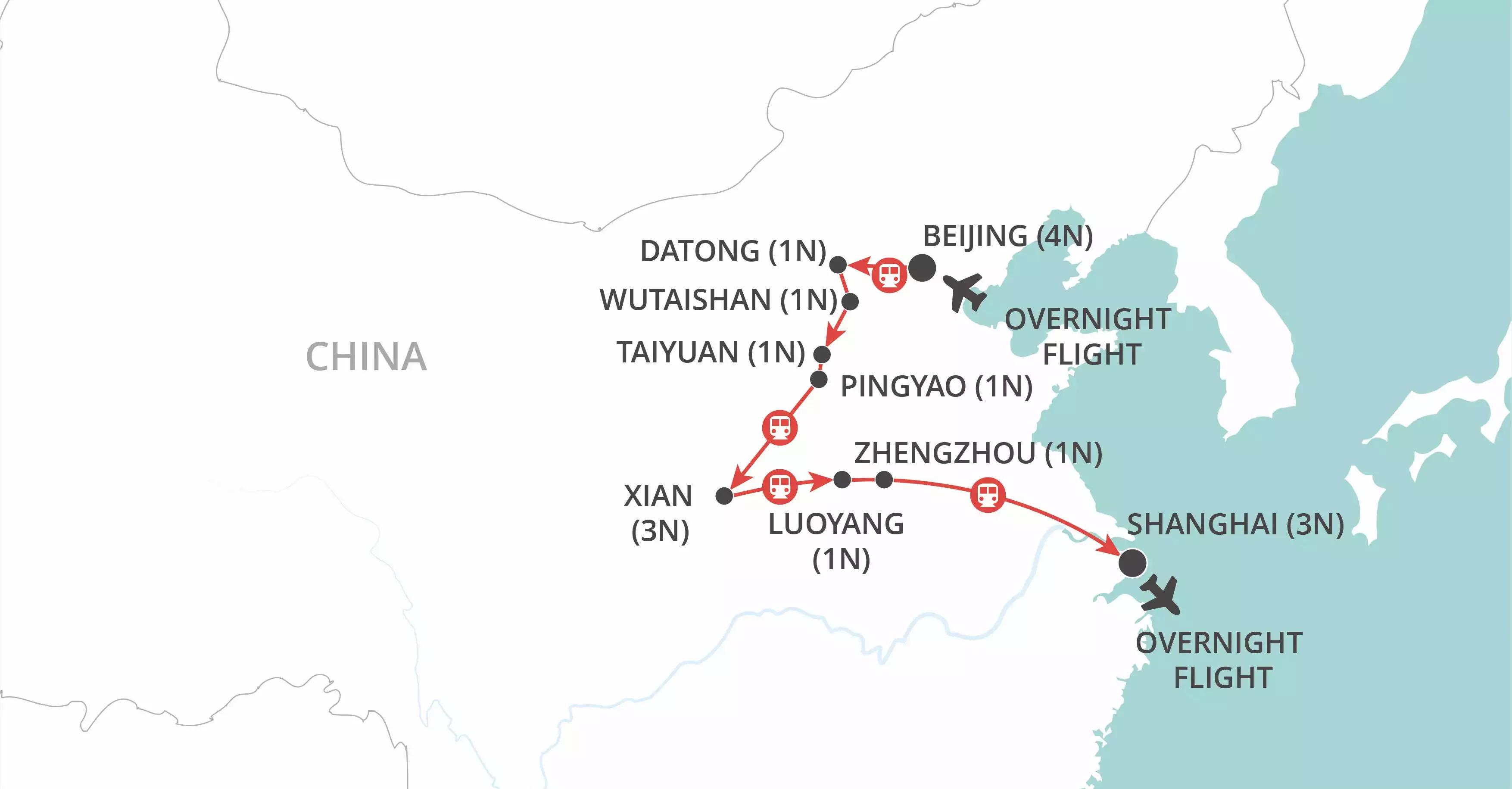 Ancient China map