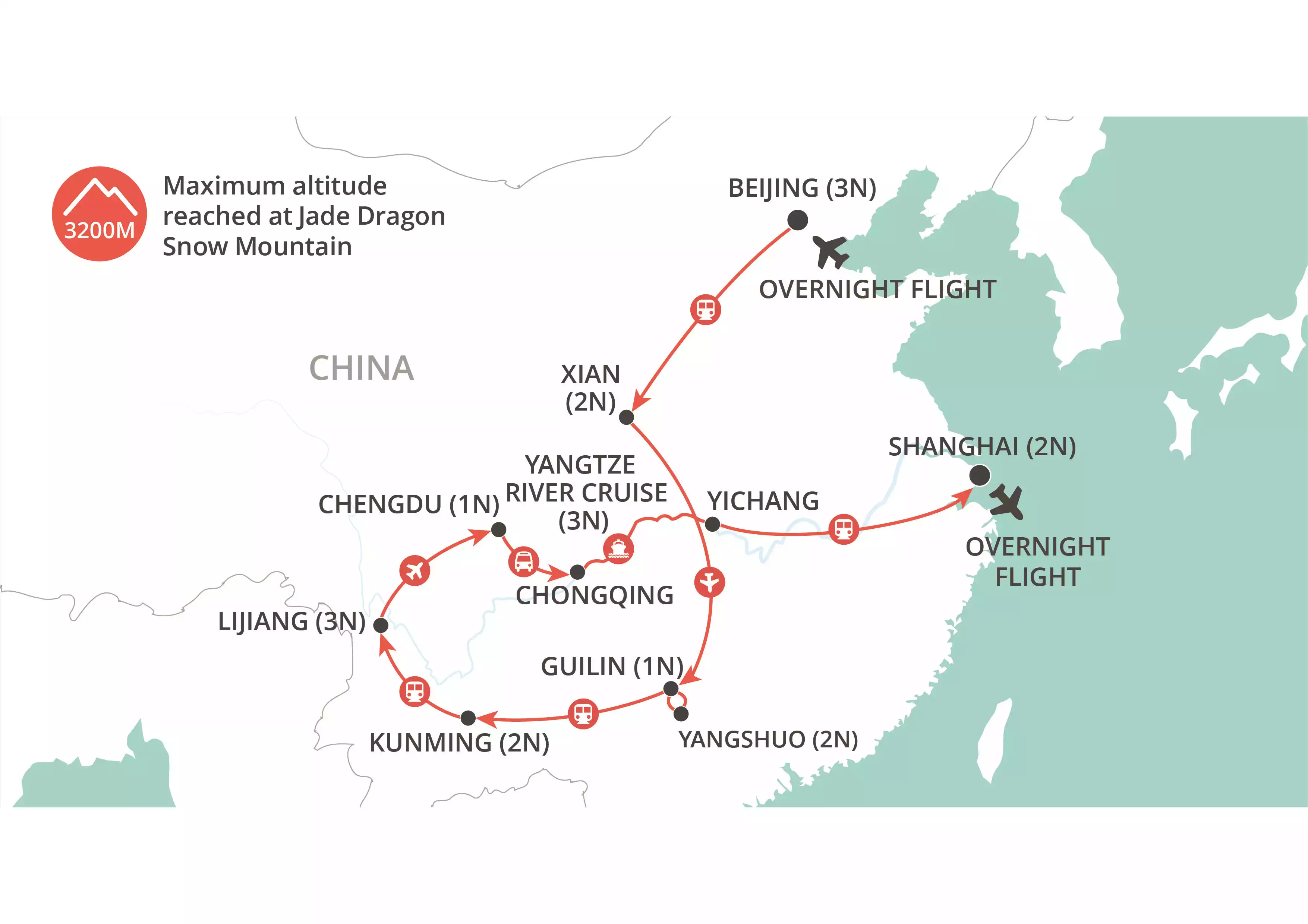 Classic China map