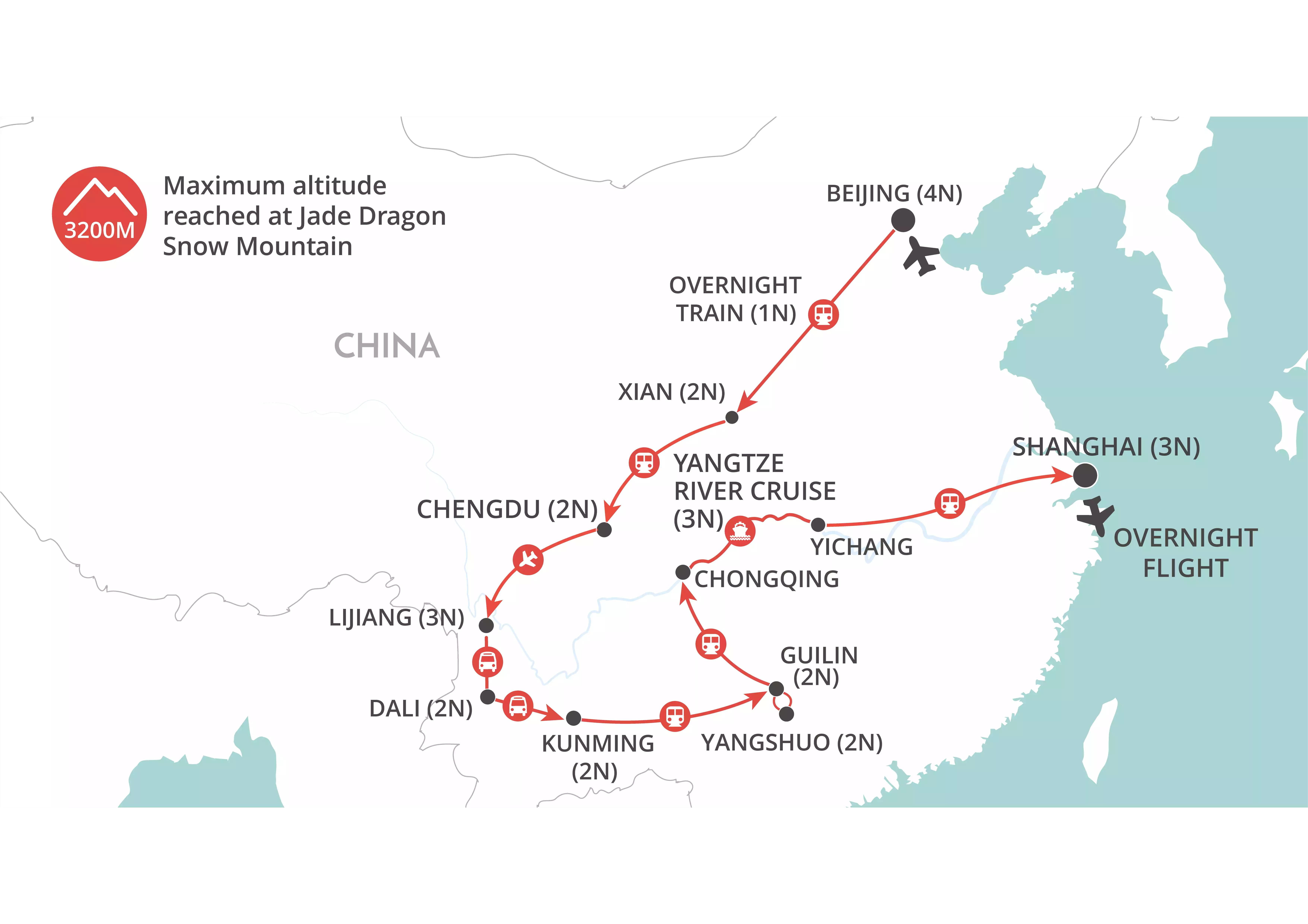 China: The Big One map